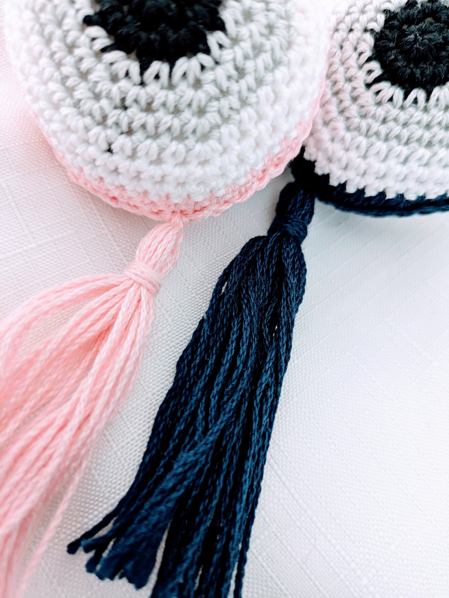 Knitted Mati hangings