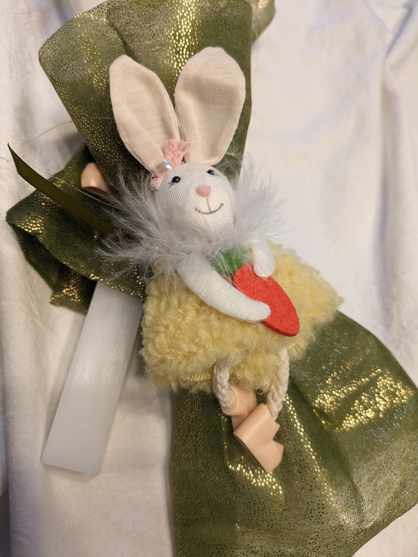 Dangling Bunny- Yellow