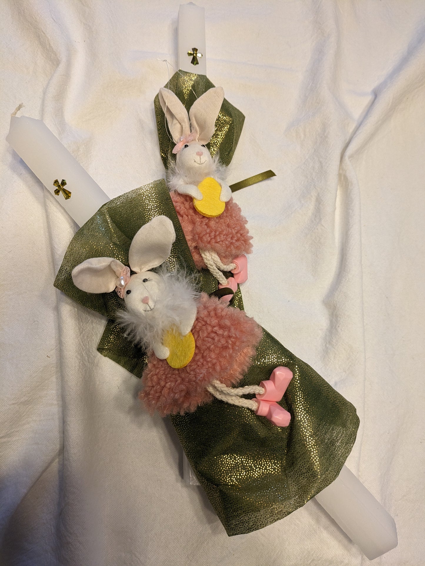 Dangling Bunny- Pink