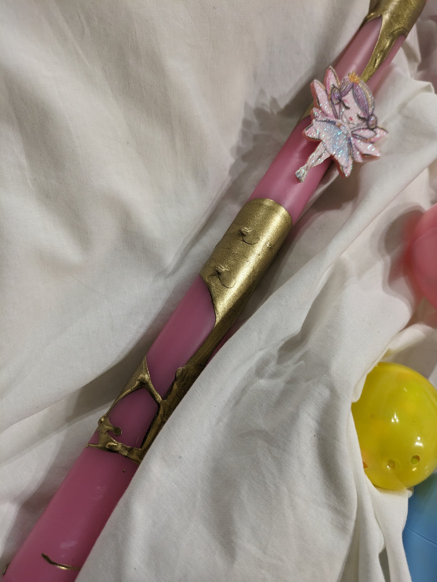 Fairy splash surprise with cross bracelet