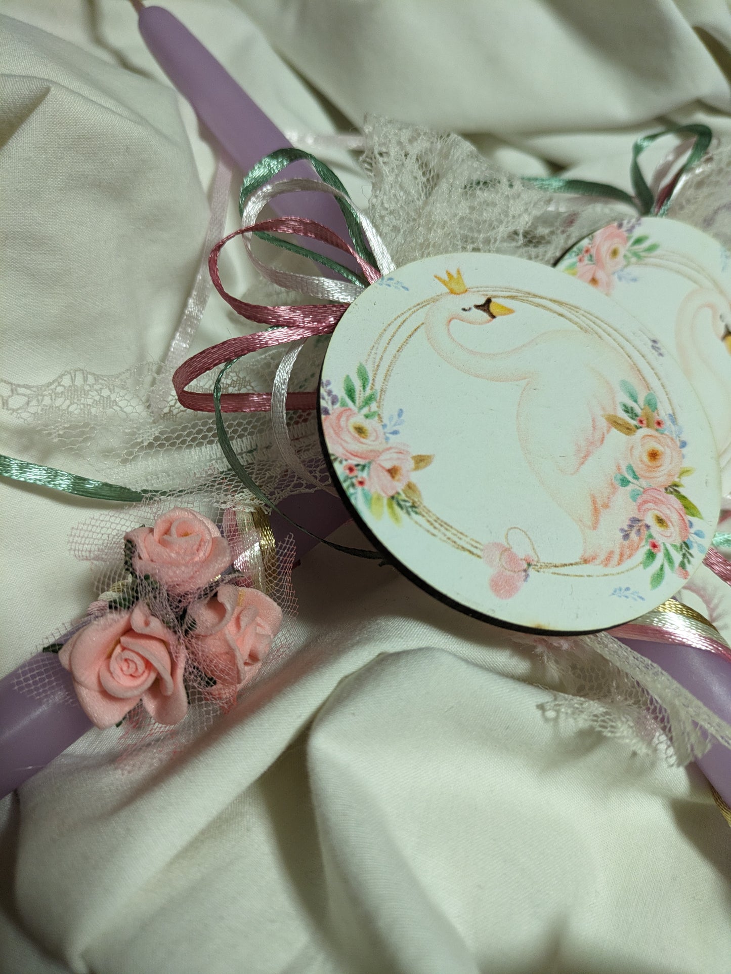 Swan magnet/hanging Candle