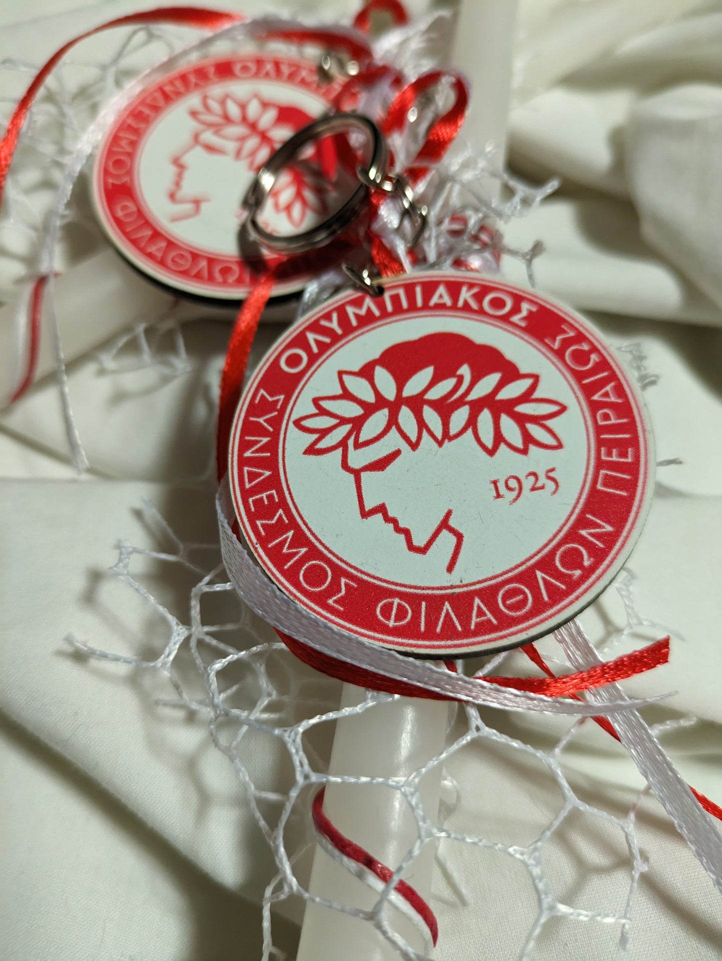 OLYMPIAKOS Keyring Candle