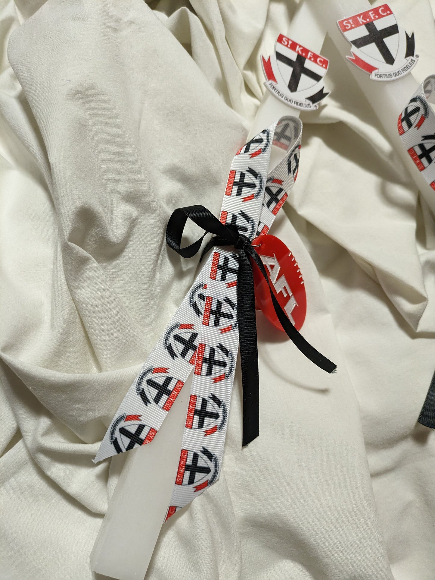 Saints Football Candle