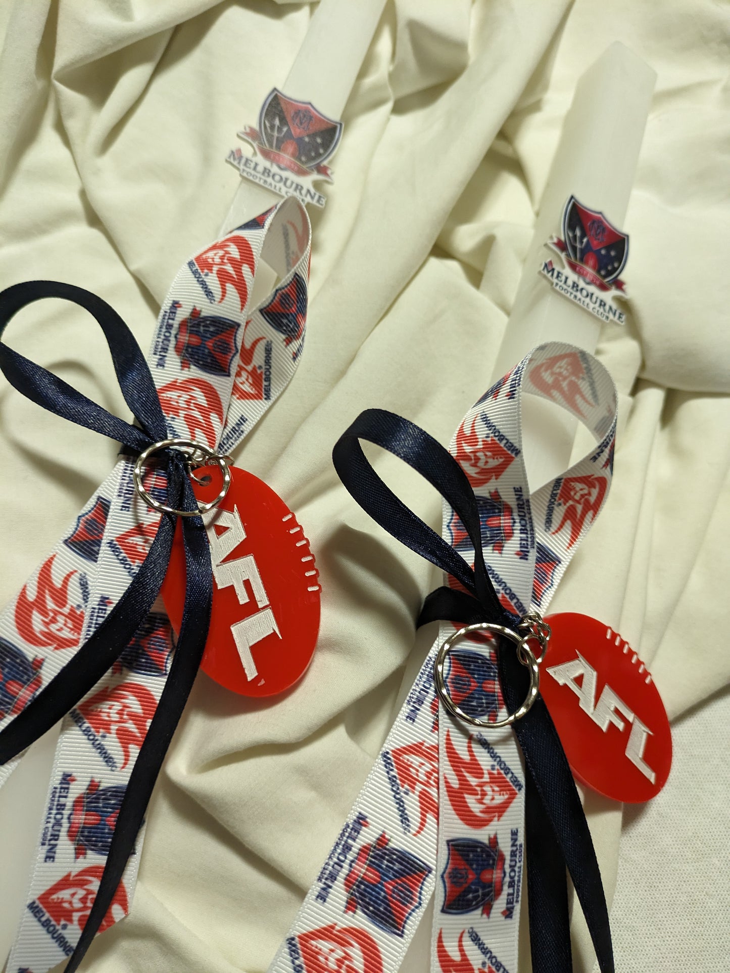 Demons Football Candle