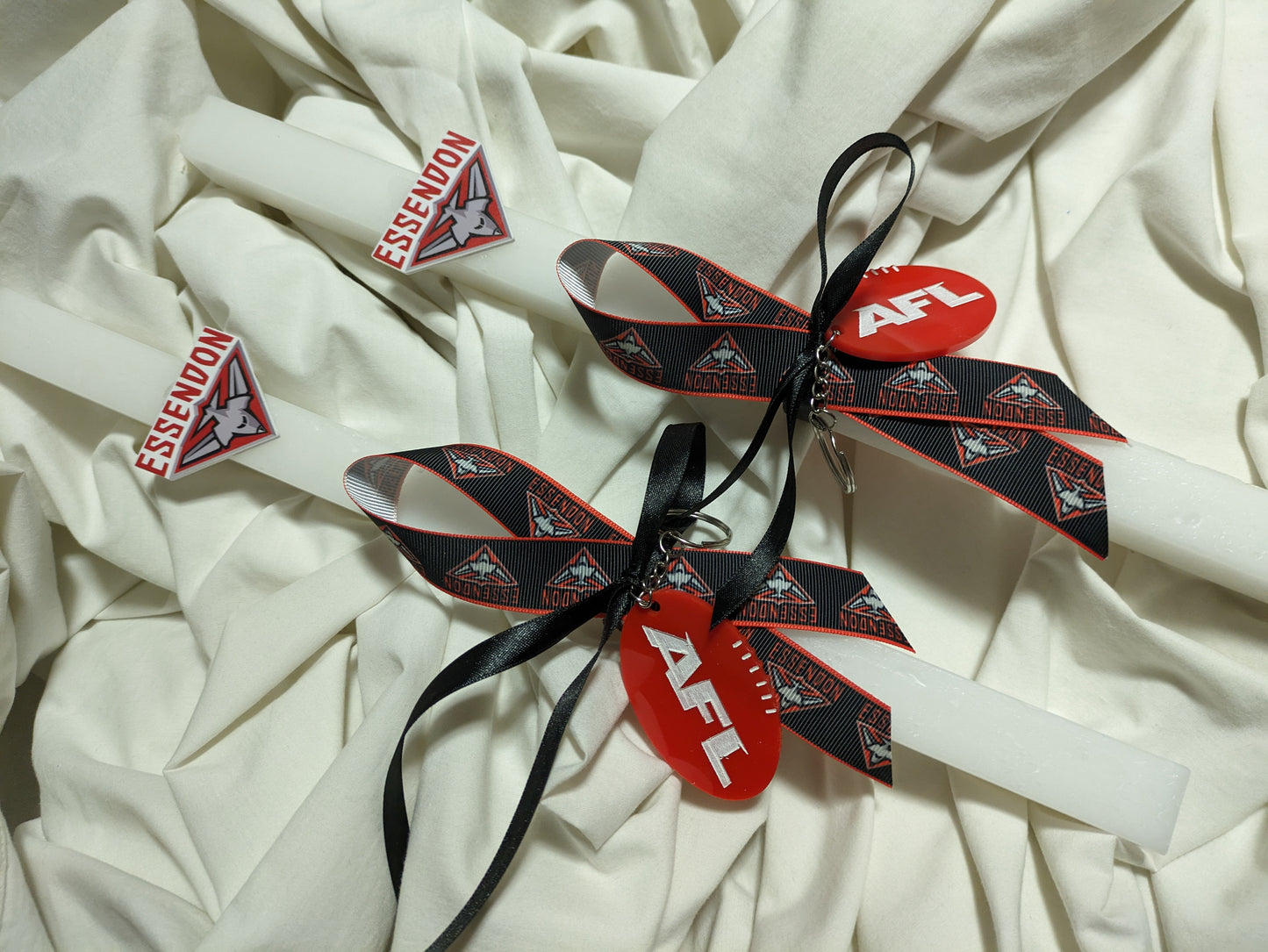 Bombers Football Candle