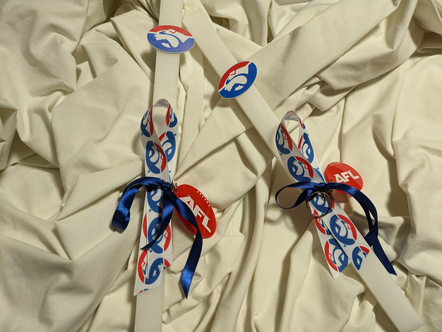 Bulldogs Football Candle