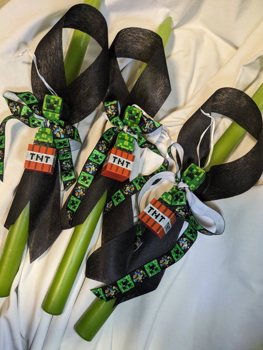 Minecraft 'Creeper' Candle