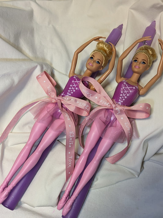 Barbie Ballerina Candle