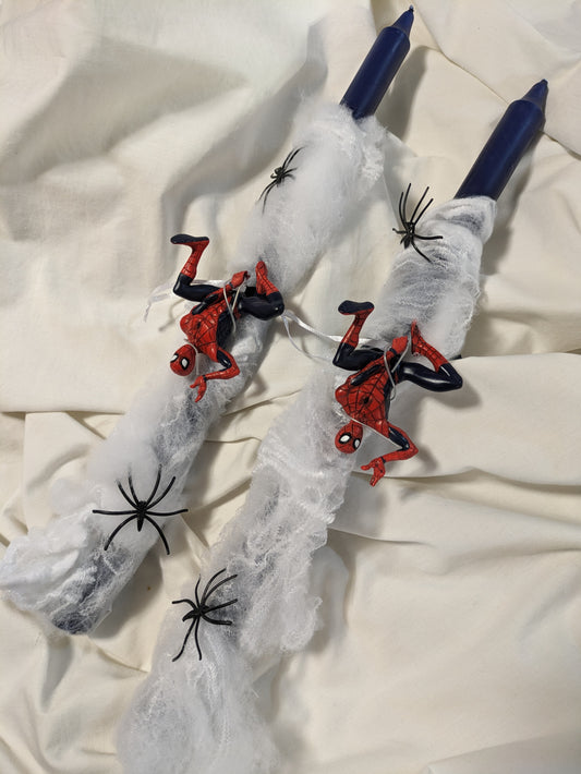 Spiderman Web Candle