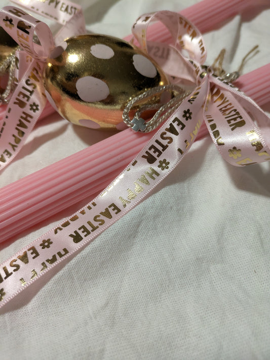 Egg hanging with cross detail bracelet