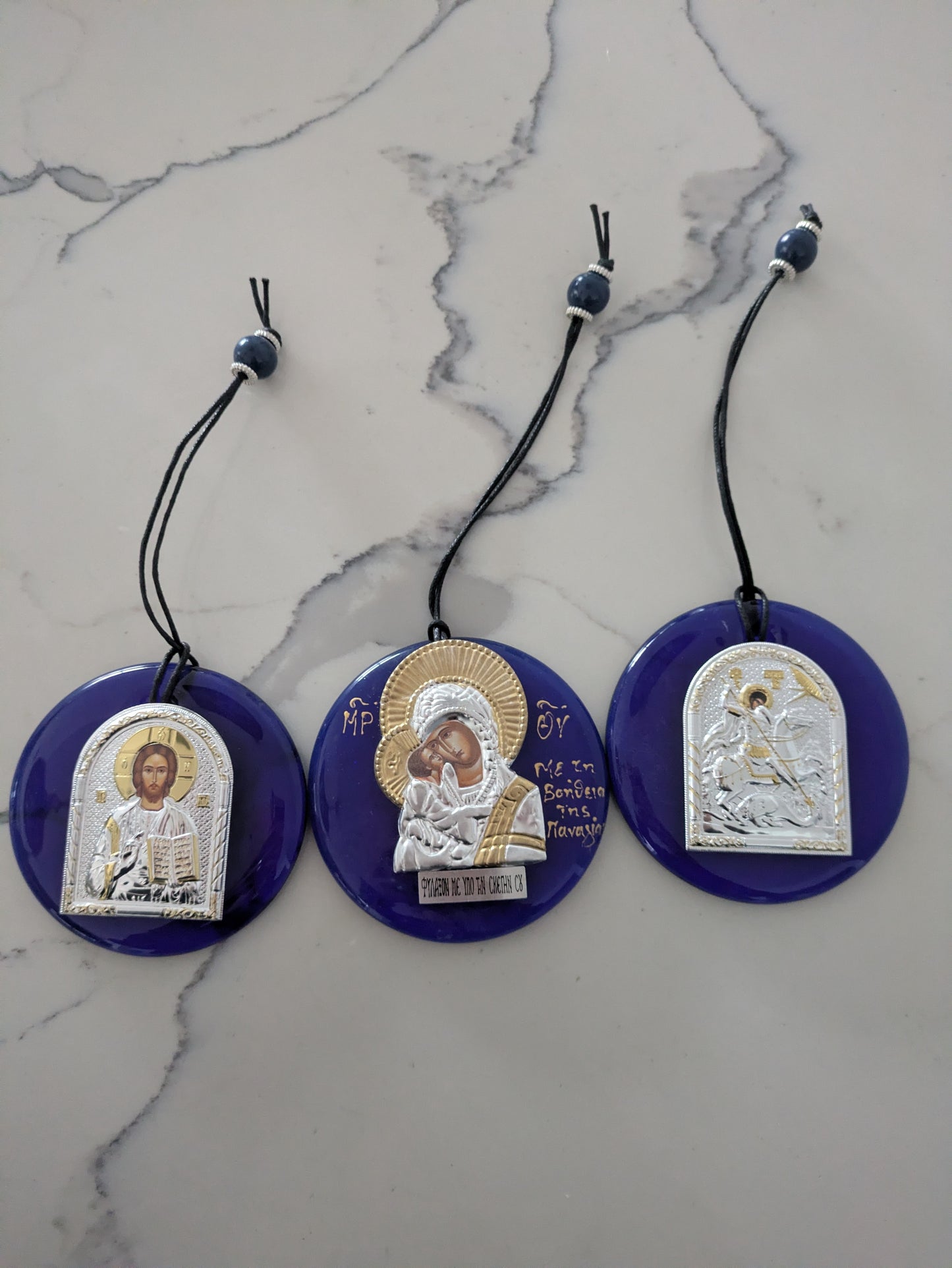 Glass Icon Hangings