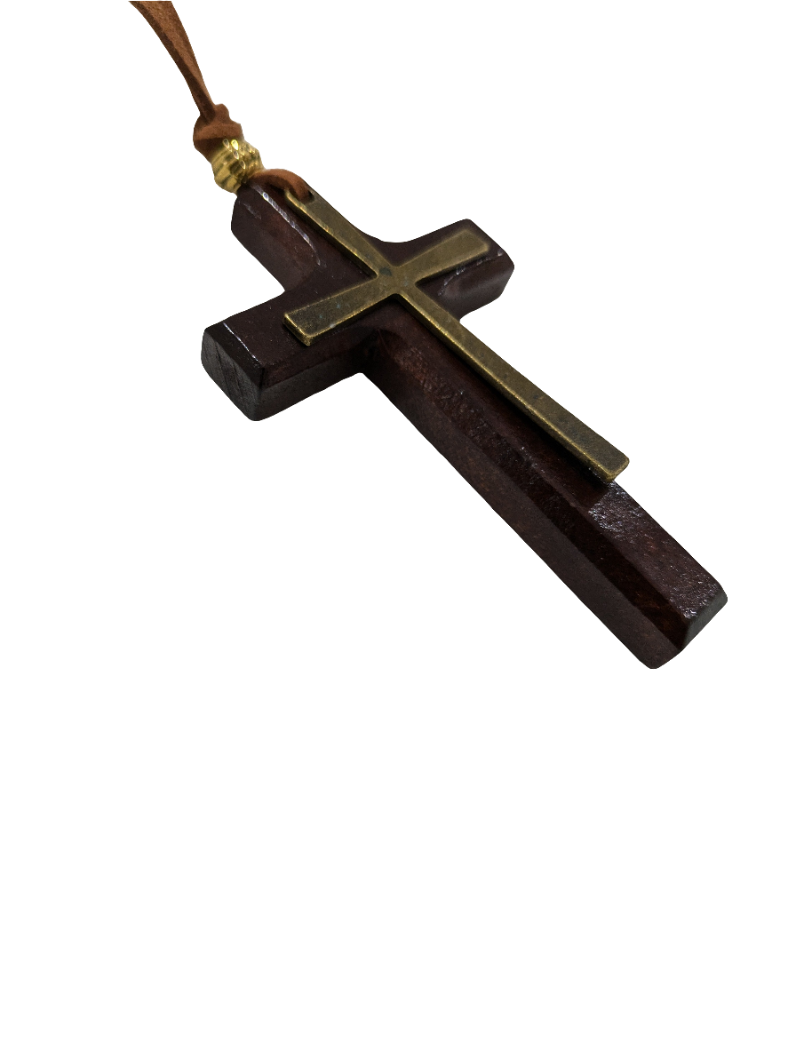 Leather Cross Hanging