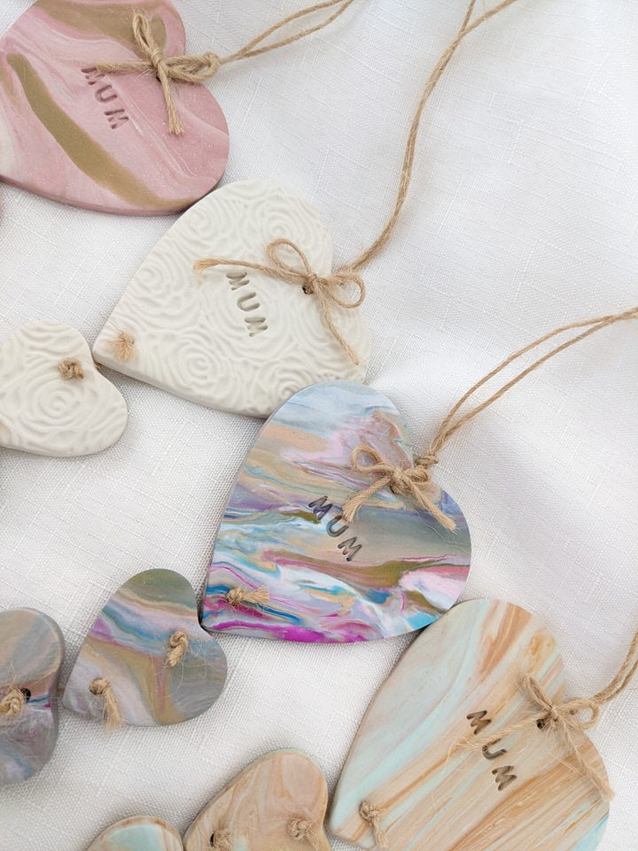 Hanging Hearts Trio Wall Hanging