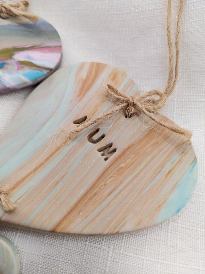Hanging Hearts Trio Wall Hanging