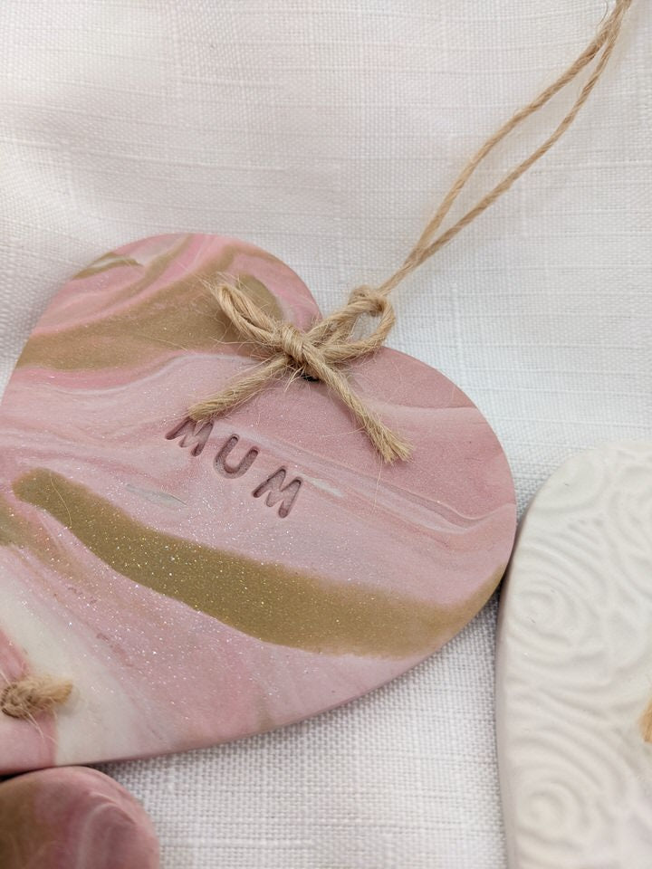 Hanging Hearts Trio Wall Hanging