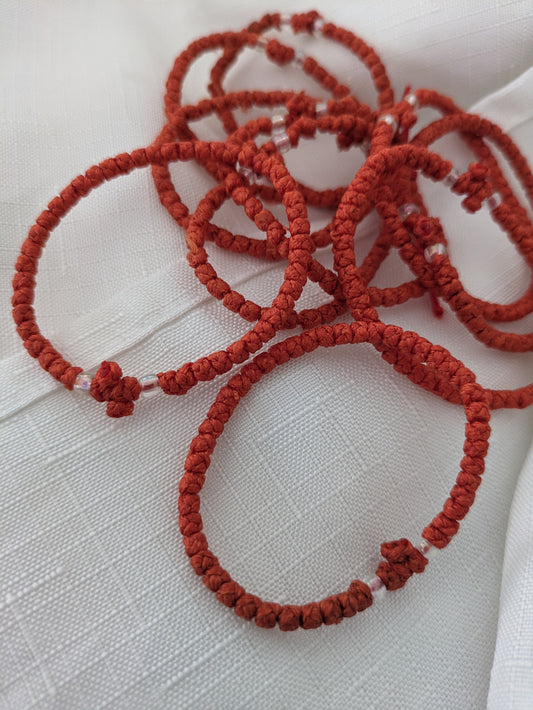 Prayer Rope- Komboskini Orange