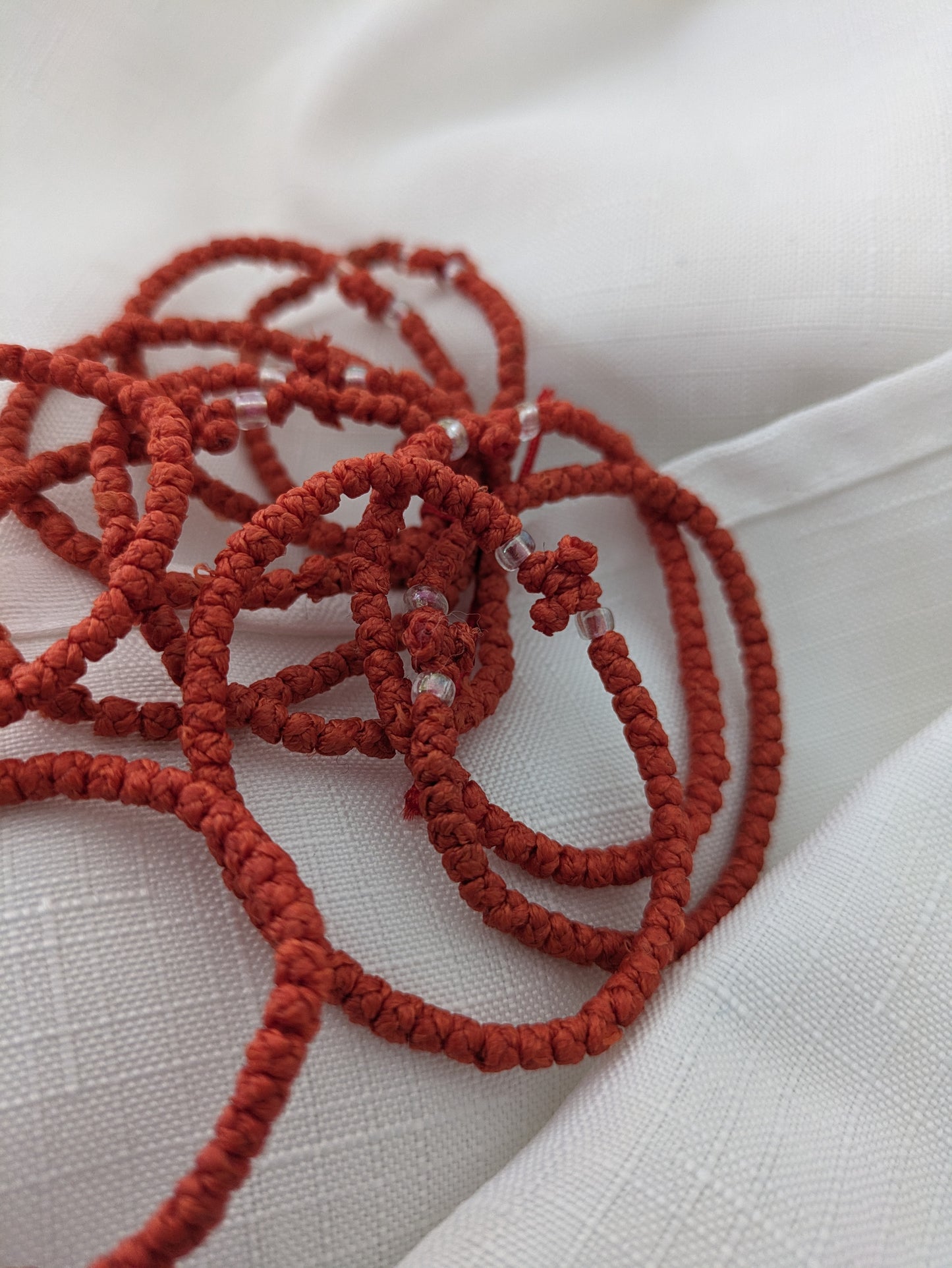 Prayer Rope- Komboskini Orange