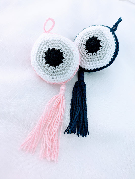 Knitted Mati hangings