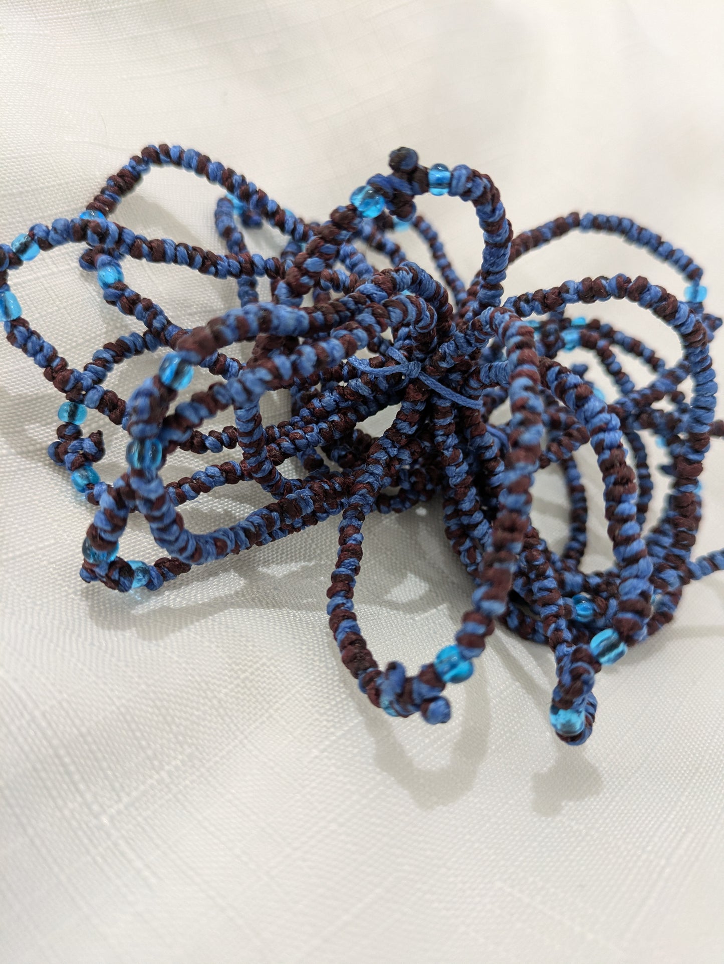 Prayer Rope- Komboskini Blue/Brown