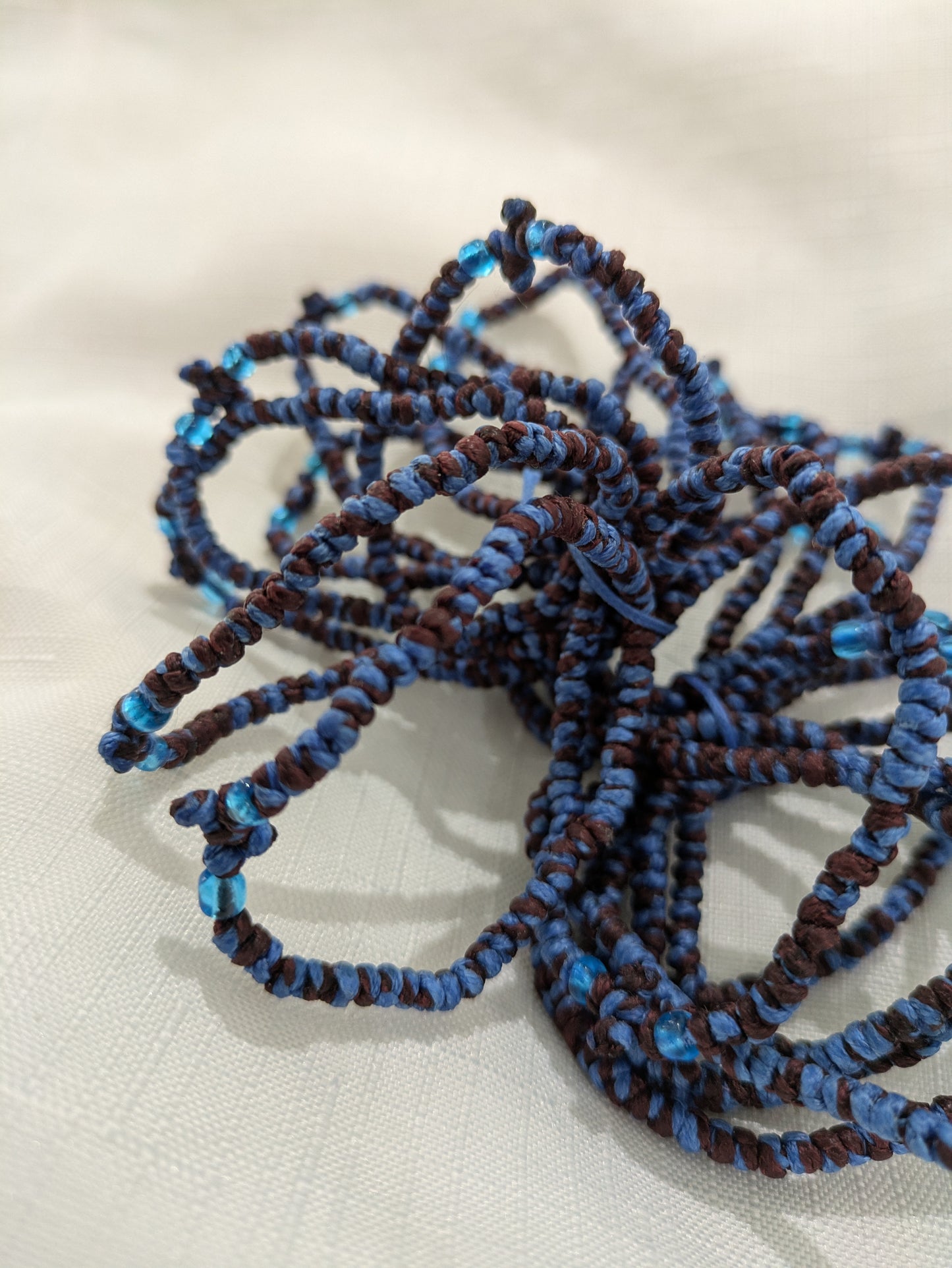 Prayer Rope- Komboskini Blue/Brown