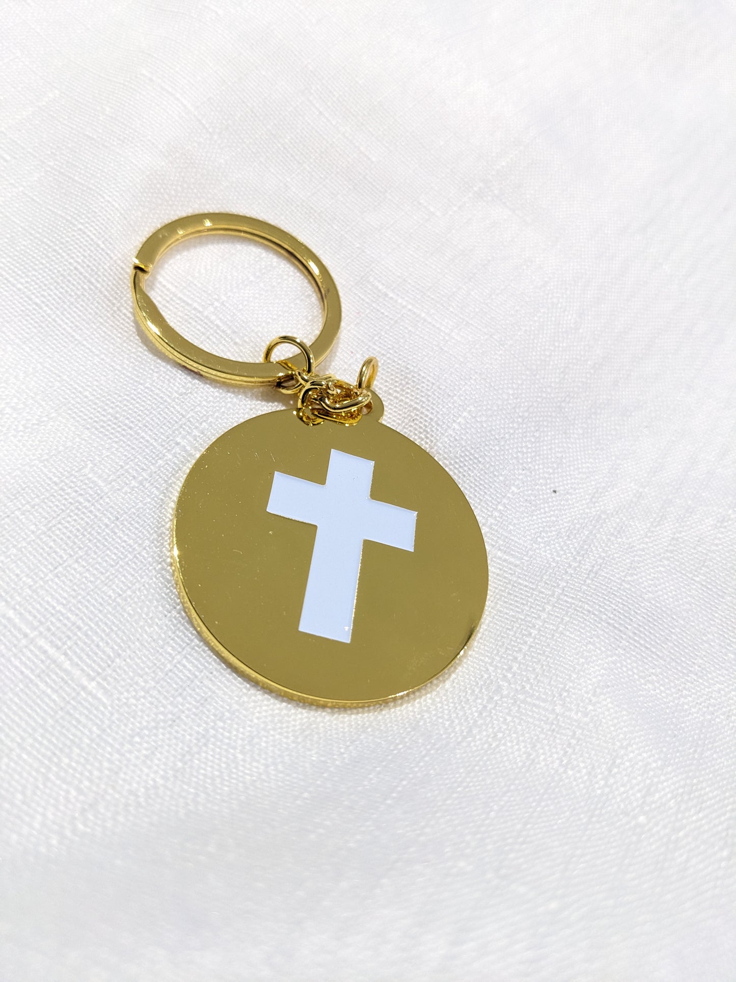 Cross Disc Keyring