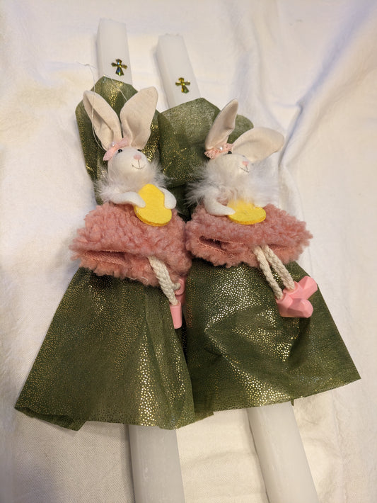 Dangling Bunny- Pink