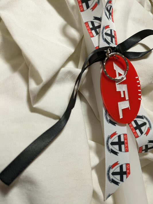 Saints Football Candle