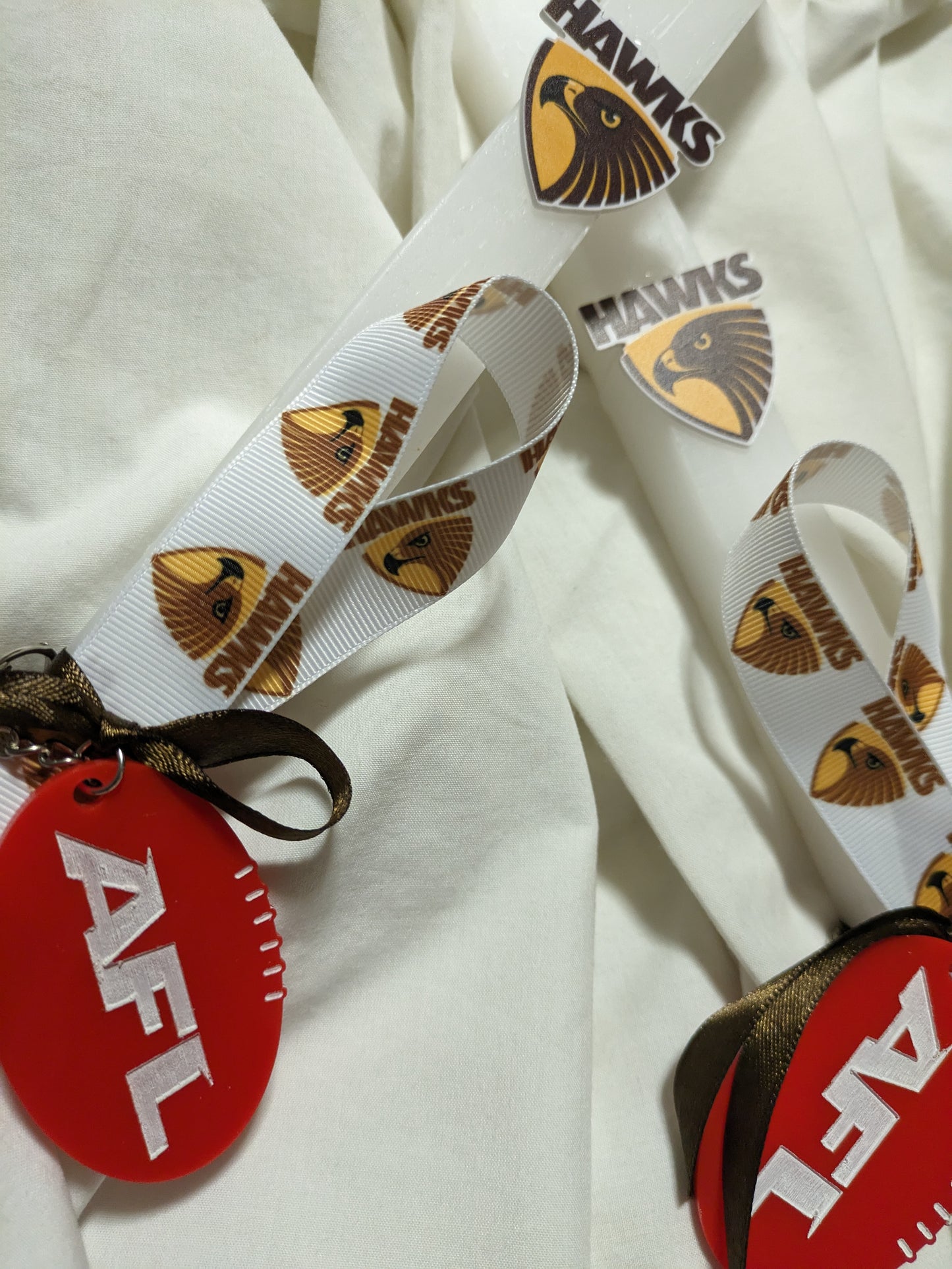 Hawks Football Candle