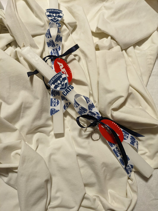 Cats Football Candle