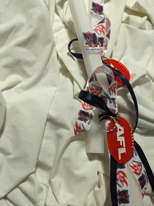 Demons Football Candle