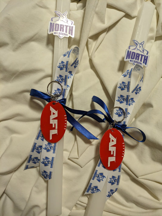 Kangaroos Football Candle