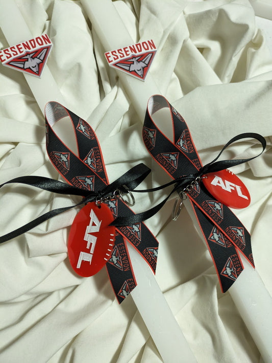 Bombers Football Candle