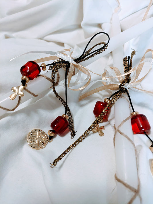 Protection beads and charms Candle