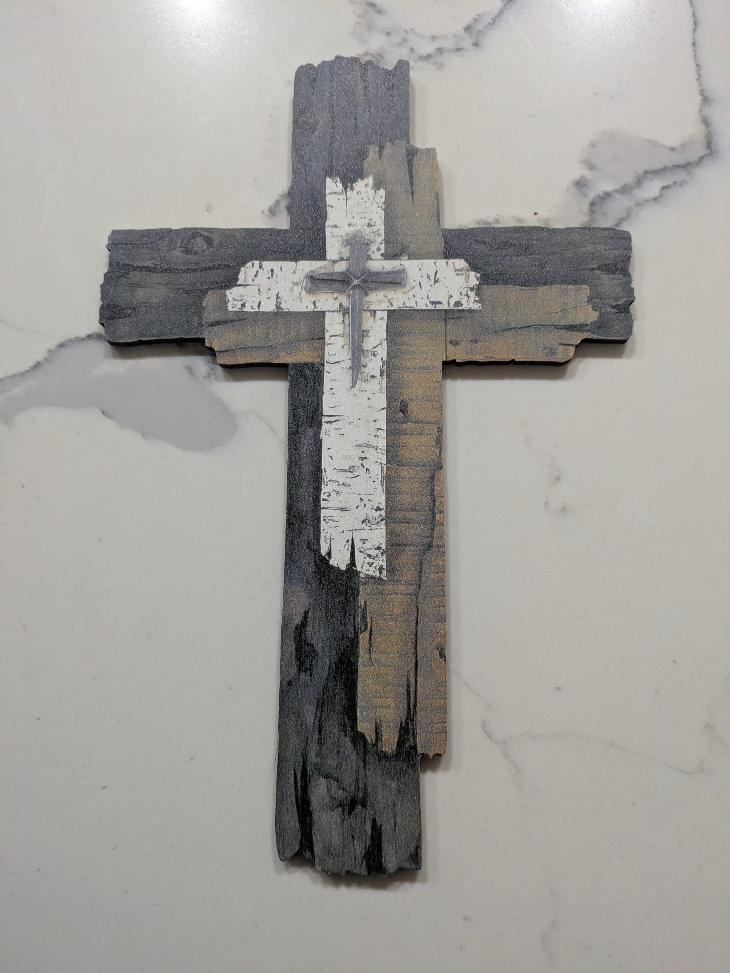 Wall Hanging Cross- Adhesive strips