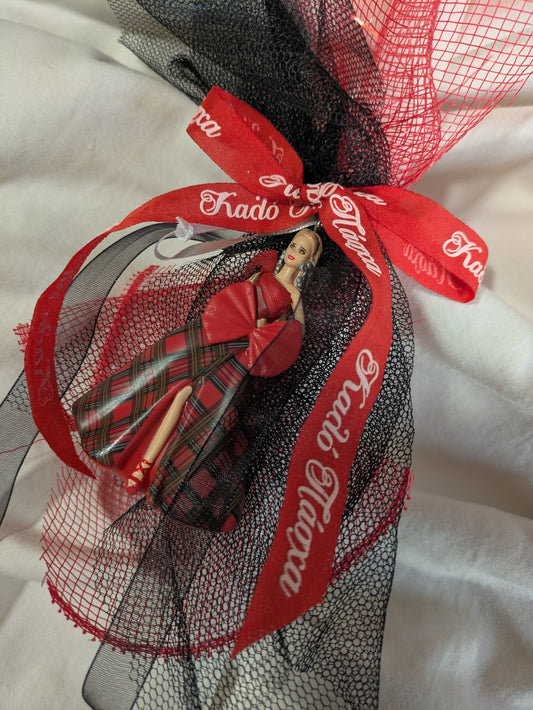 Barbie keepsake hanging Candle