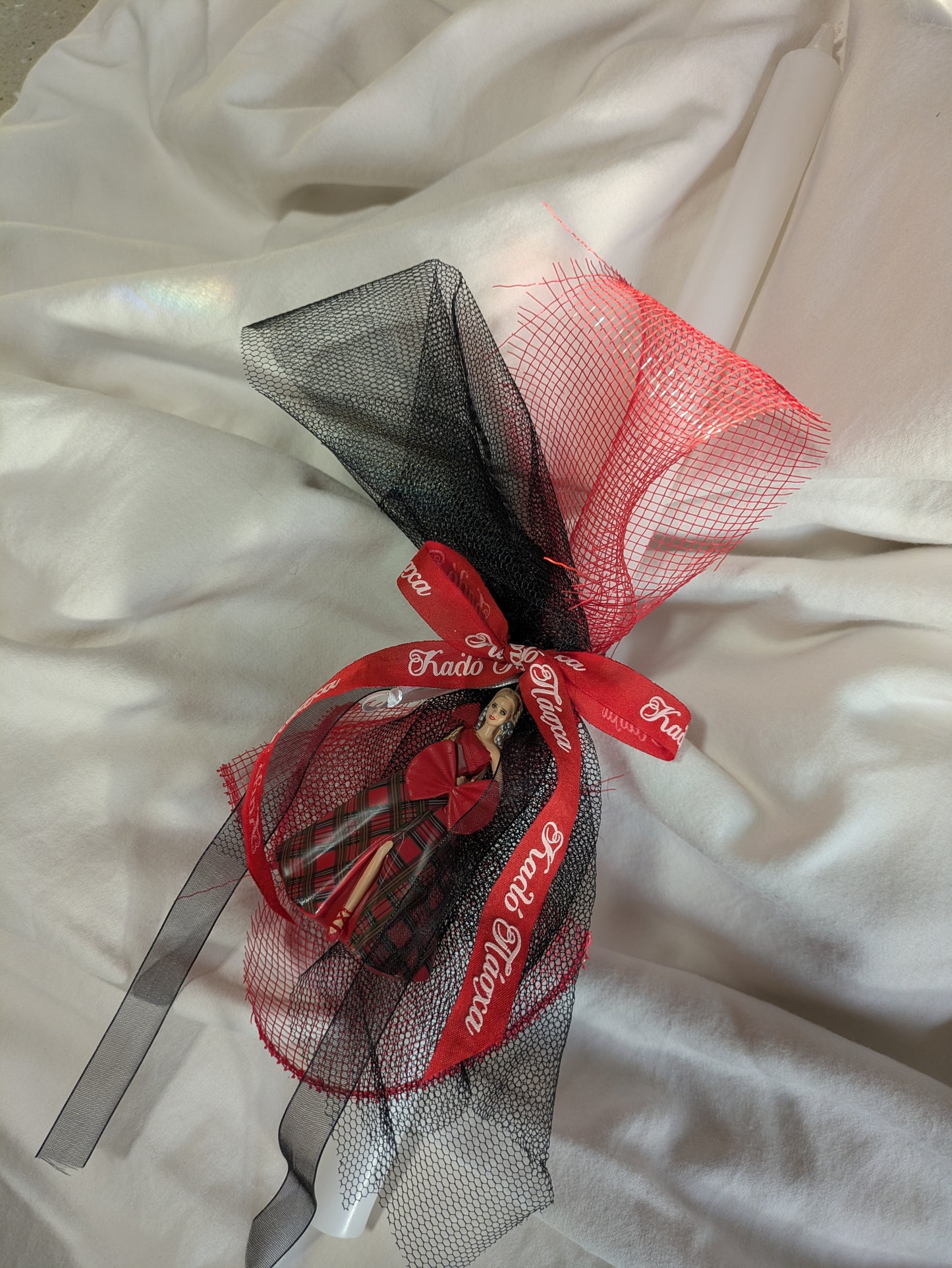 Barbie keepsake hanging Candle