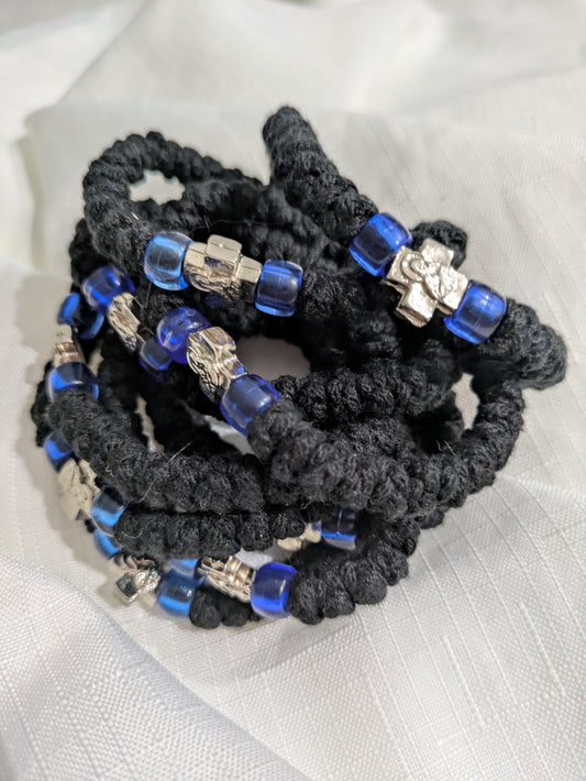 Prayer Rope- Komboskini Thick Blue