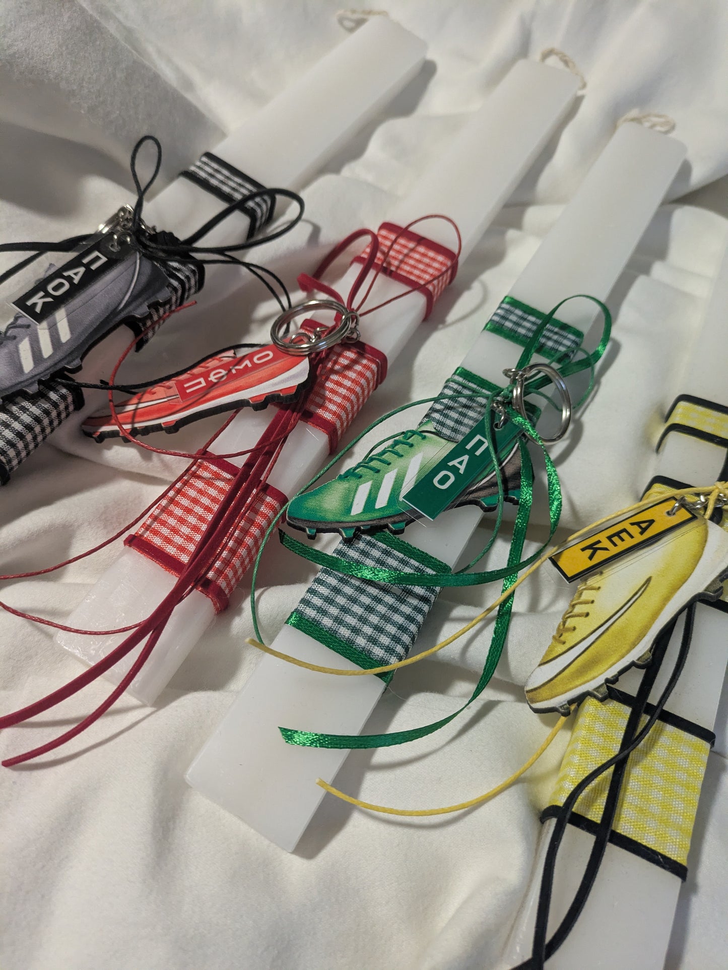 Greece Football  Candle