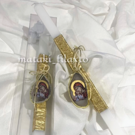 Agate Easter Candle- (Delux range)